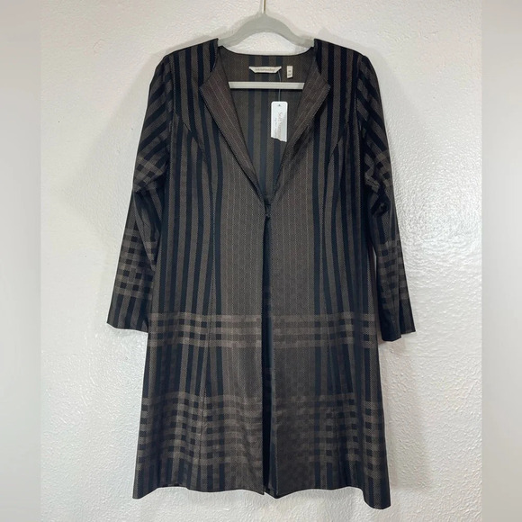 Soft Surroundings NWT Stonehaven Plaid Duster Coat Cardigan Jacket Women’s Sz PM - Picture 15 of 15